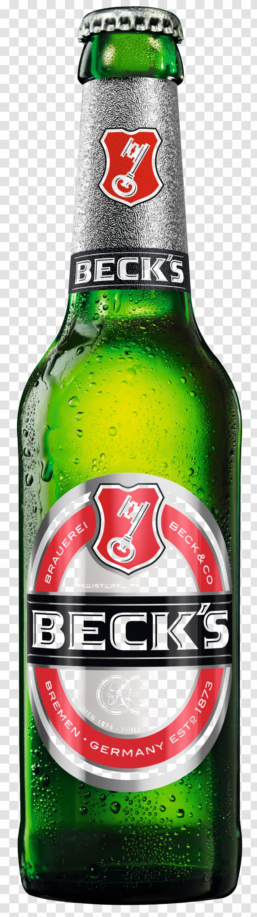 Beck's Brewery Beer Pilsner Anheuser-Busch InBev Bottle Transparent PNG