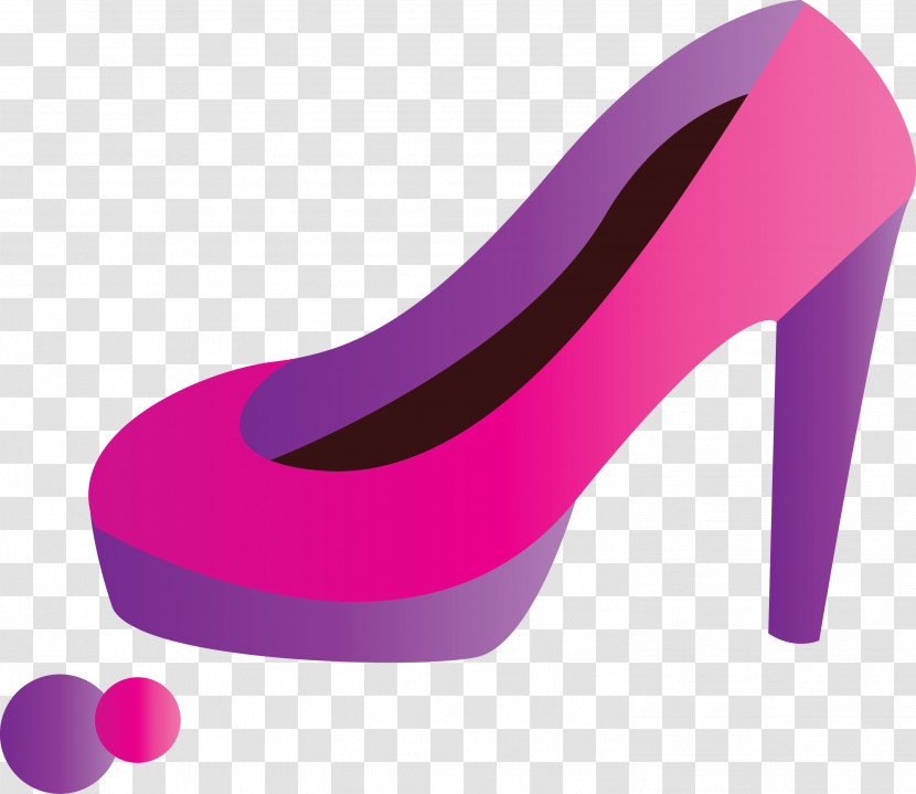 Shoe Pink M Font Pump Walking Transparent PNG