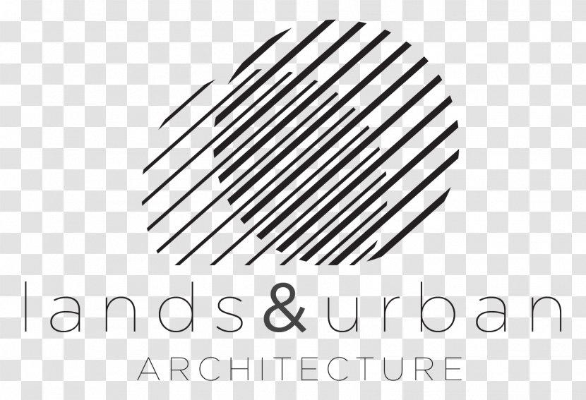 Lands&Urban Architecture Logo Landscape Architect - Monochrome - Urban Transparent PNG