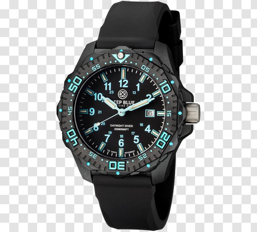 Watch Strap Luminox Navy Seal Colormark 3050 Series Amazon.com - Turquoise Transparent PNG