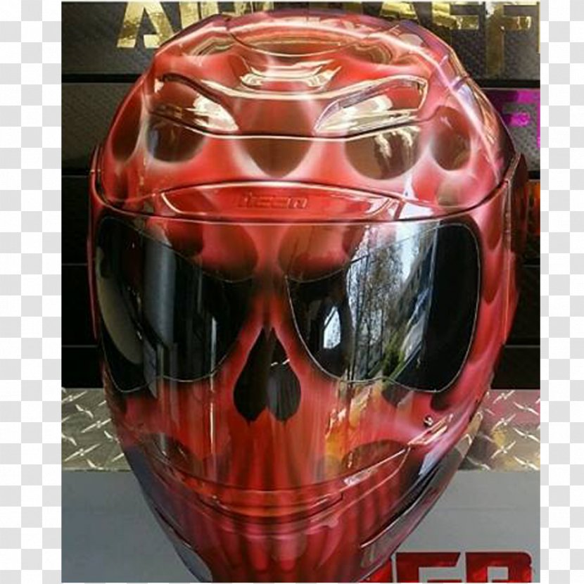 Motorcycle Helmets Bicycle TrueFire - Truefire - Flame Skull Pursuit Transparent PNG