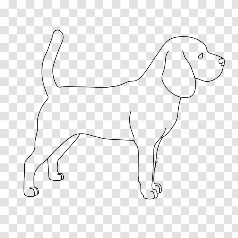Dog Breed Puppy Sporting Group Line Art Retriever - White - Beagle Transparent PNG