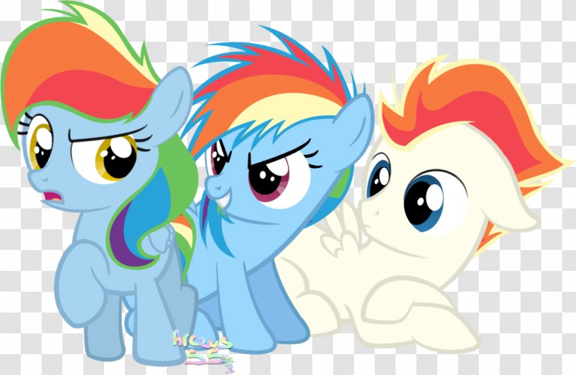 Pony Horse Colt Mare Rainbow Dash - Watercolor - Colts Transparent PNG