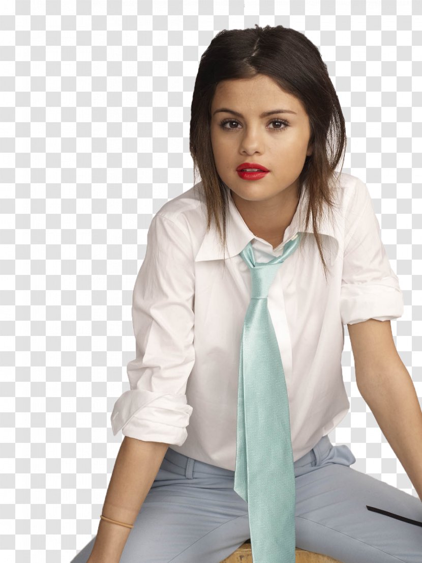 Selena Gomez Blazer Necktie Alex Russo Celebrity - Frame Transparent PNG
