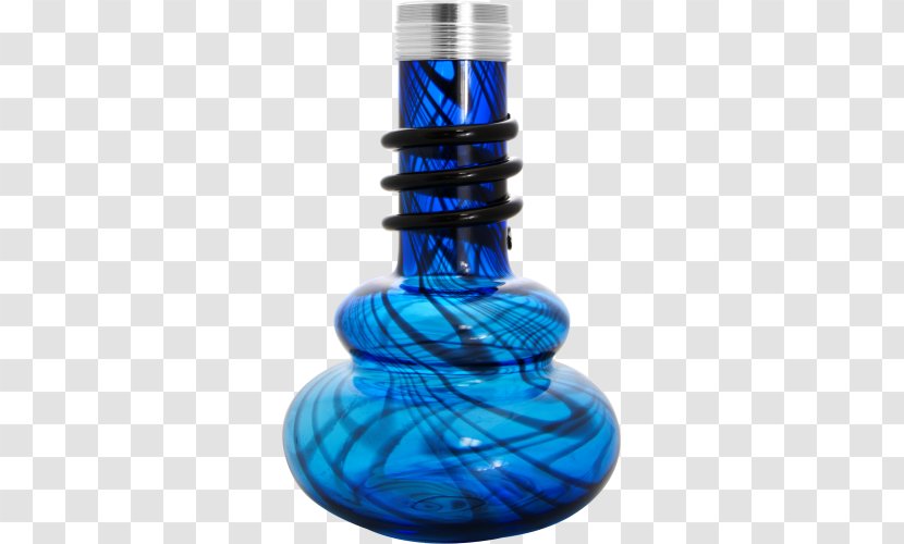 Glass Bottle Cobalt Blue Water Liquid Transparent PNG