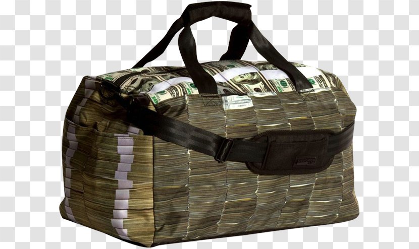 Money Bag Duffel Bags Bank - Luggage Transparent PNG