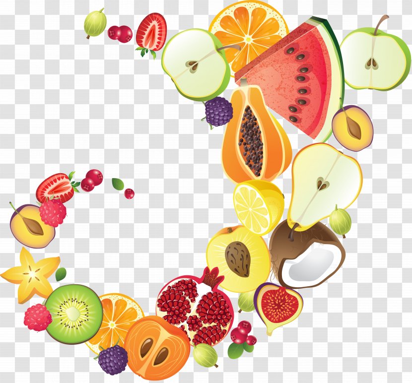 Fruit Vegetable Food - Mix Fruits Transparent PNG
