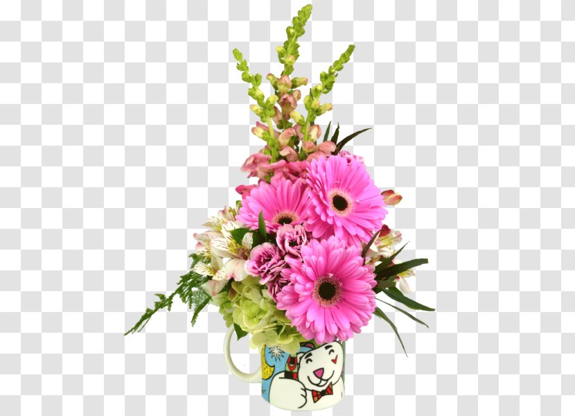 Floral Design Flower Bouquet Floristry Cut Flowers - Gerbera - A Bunch Of Transparent PNG