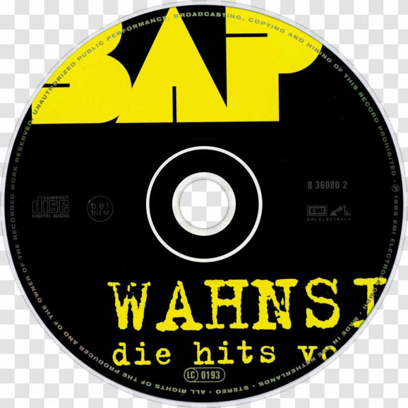 Compact Disc Wahnsinn: Die Hits Von 79-95 DVD BAP - Cartoon - Dvd Transparent PNG