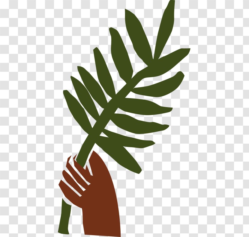 Palm Branch Sunday Lds Clip Art - Hand Transparent PNG