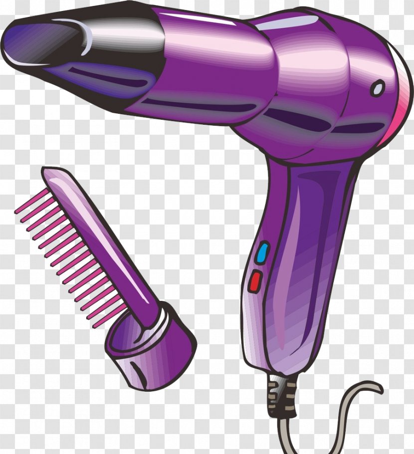 Hair Dryer Cartoon Capelli - Painting Transparent PNG