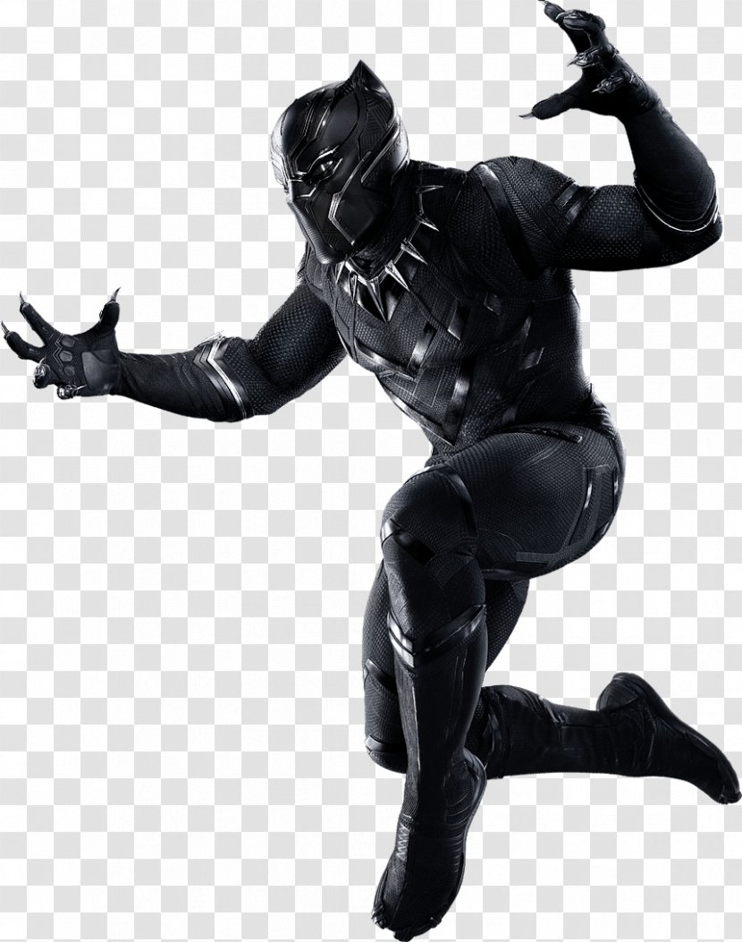 Black Panther Captain America War Machine Iron Man Falcon - Film Transparent PNG