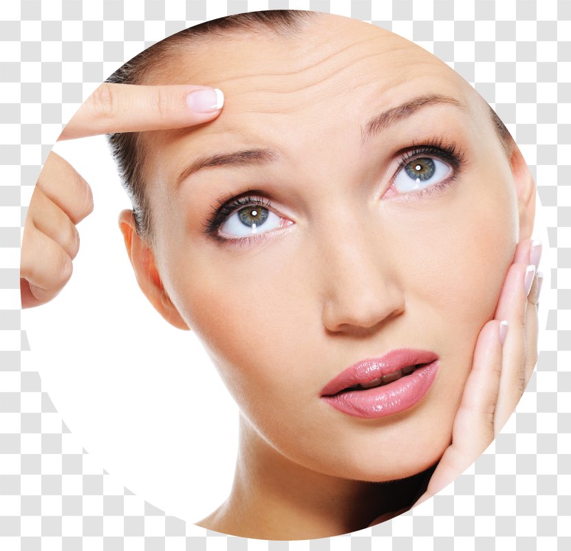 Wrinkle Face Forehead Anti-aging Cream Beauty Parlour - Hair Transparent PNG