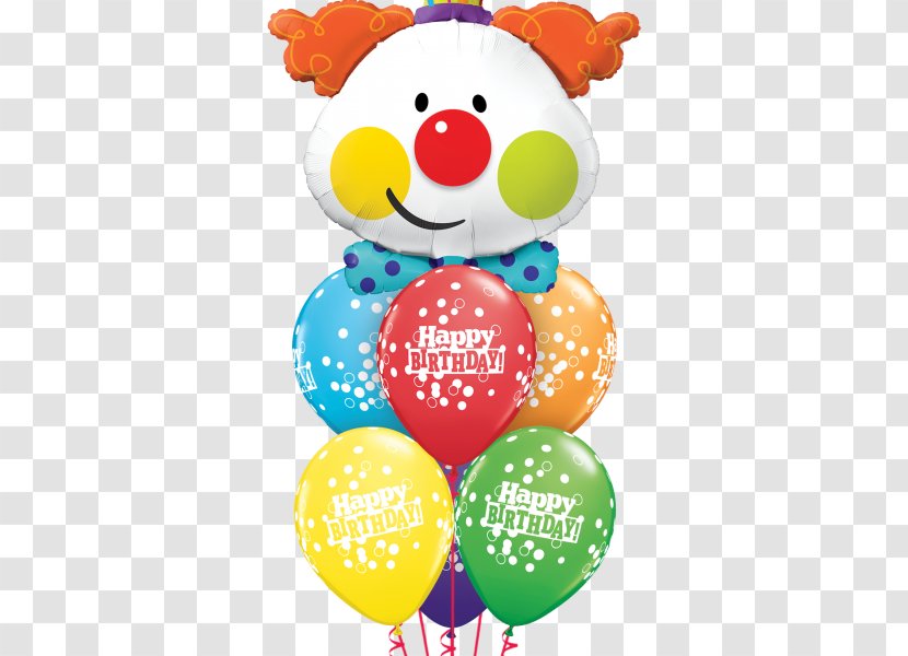 Balloon Clown Birthday Child Circus - Toy Transparent PNG