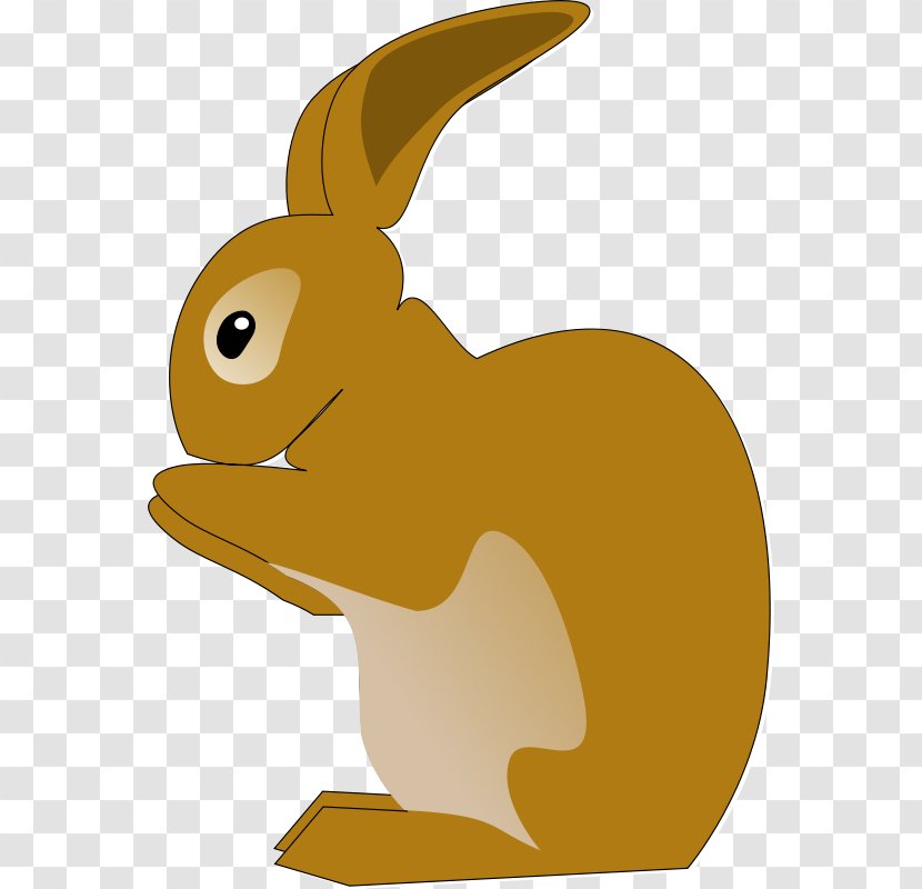 Hare Rabbit Clip Art - Scalable Vector Graphics - Cute Transparent PNG