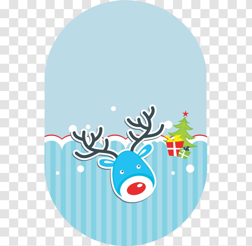 Reindeer Black Antler - Area Transparent PNG