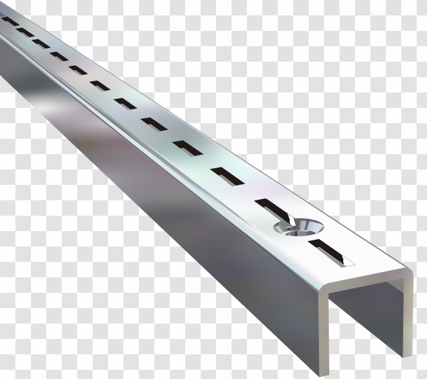 Rack Railway Steel Rail Profile Aluminium Metal - Hardware Accessory - Iron Transparent PNG
