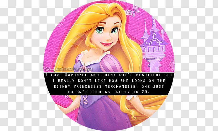 Disney Princess Walt World Barbie Handle - Animated Cartoon Transparent PNG