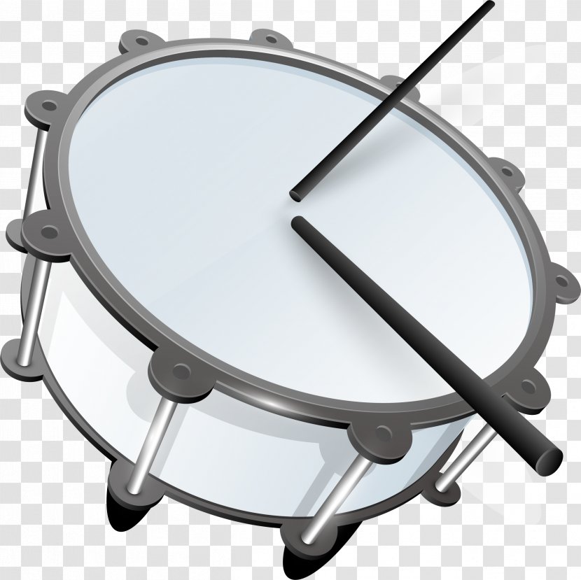 Drums Drum Stick - Cartoon Gray Transparent PNG