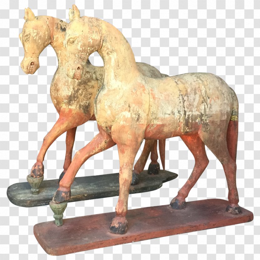 Stallion Mustang Mare Sculpture Freikörperkultur - Statue - Wooden Horse Transparent PNG
