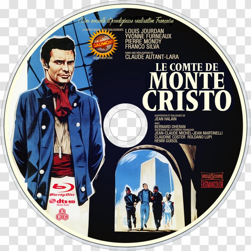 The Count Of Monte Cristo DVD STXE6FIN GR EUR - Label Transparent PNG