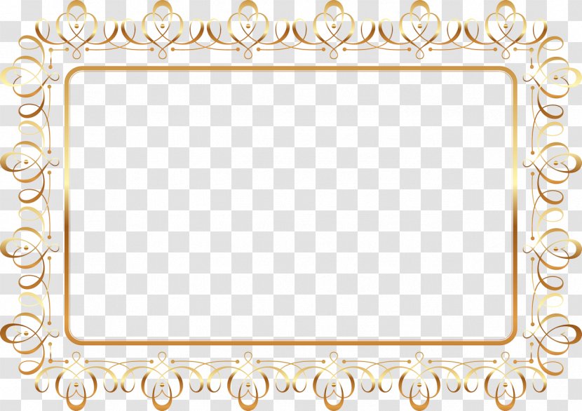 Picture Frames Web Browser Pattern - Rectangle - Certificate Vector Transparent PNG