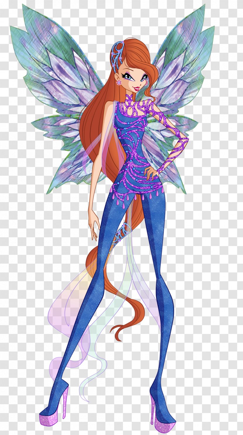 Bloom Tecna Fairy Sirenix DeviantArt - Heart Transparent PNG