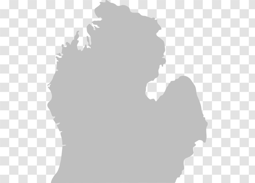 Upper Peninsula Of Michigan Lower Clip Art - Michigander - Mind Map Transparent PNG