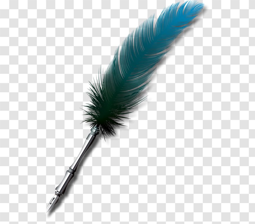 Quill Feather Fountain Pen Ballpoint Transparent PNG