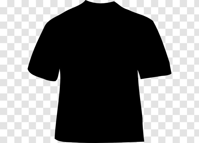 Printed T-shirt Clip Art - Black - Shirt Transparent PNG