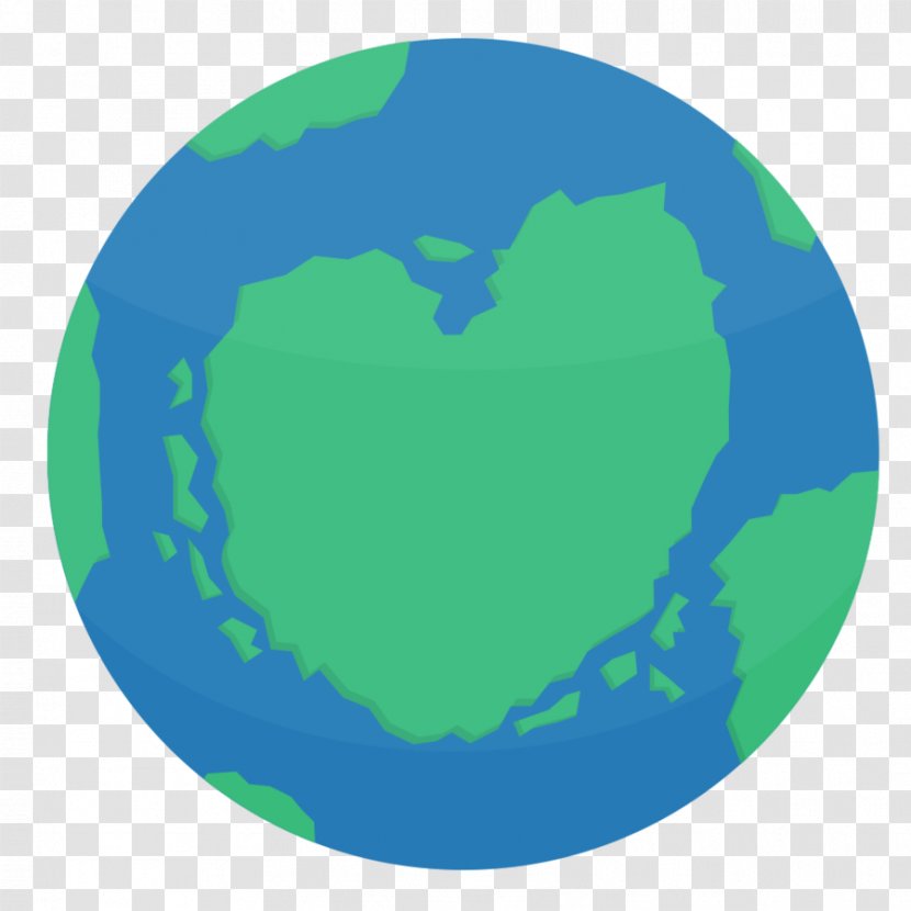 Earth Globe Flat Design Thepix - World - Vector Transparent PNG