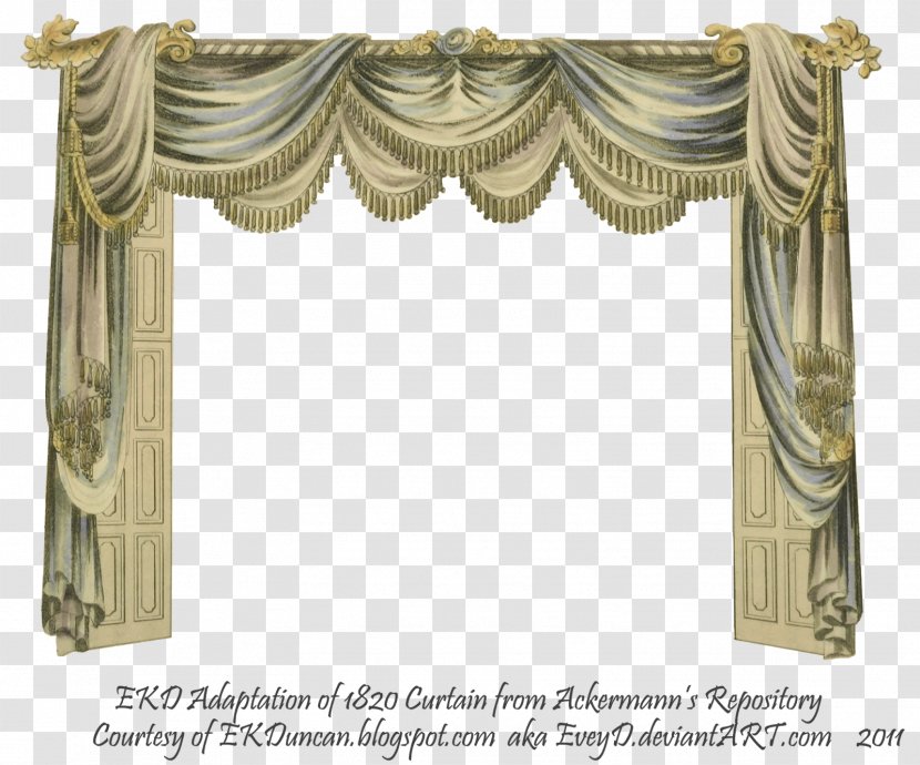 Regency Era Window Treatment Blinds & Shades Curtain Transparent PNG