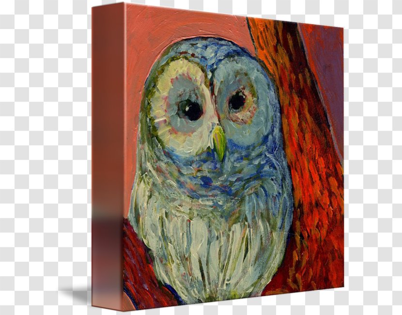Owl Painting Gallery Wrap The NeverEnding Story Canvas - Bird Of Prey Transparent PNG
