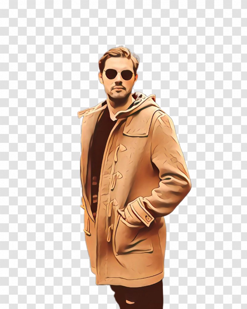 Clothing Outerwear Jacket Hood Beige - Overcoat Cool Transparent PNG