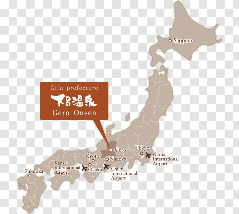 Japanese Archipelago Map - World - Japan Transparent PNG