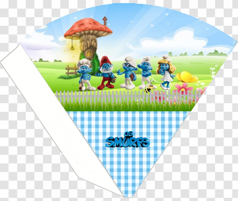 Birthday Card The Smurfs Party Convite Transparent PNG