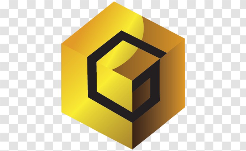 Brand Marketing Lictus Oil & Propane Inc Logo - Yellow - Gold Cube Transparent PNG