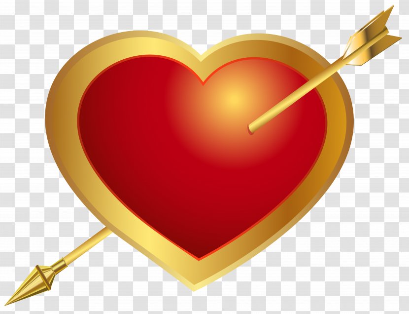 Hearts And Arrows Valentine's Day Clip Art - Heart Transparent PNG