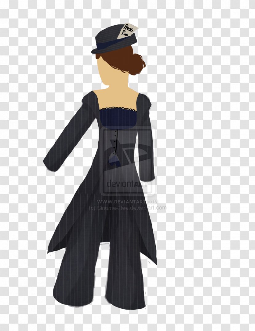 Victorian Era Steampunk Fashion Dress Journalist - Deviantart - Jacket Sketch Transparent PNG