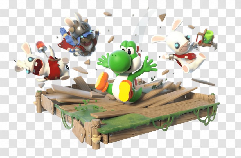 Mario + Rabbids Kingdom Battle Super World 2: Yoshi's Island Nintendo Switch - Yoshi Transparent PNG