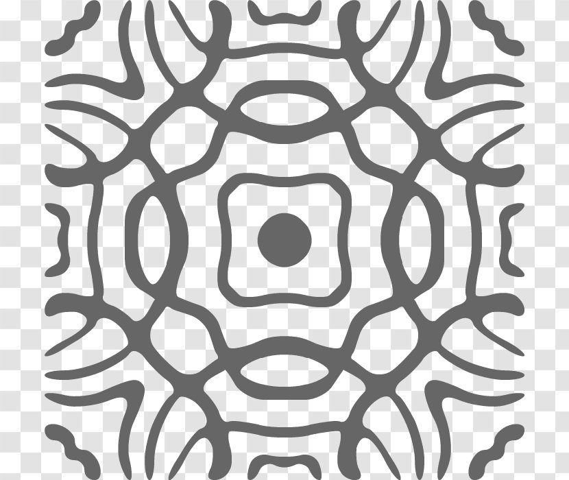 Kaleidoscope Simple Design Free For Commercial Use - Black - Gift Transparent PNG