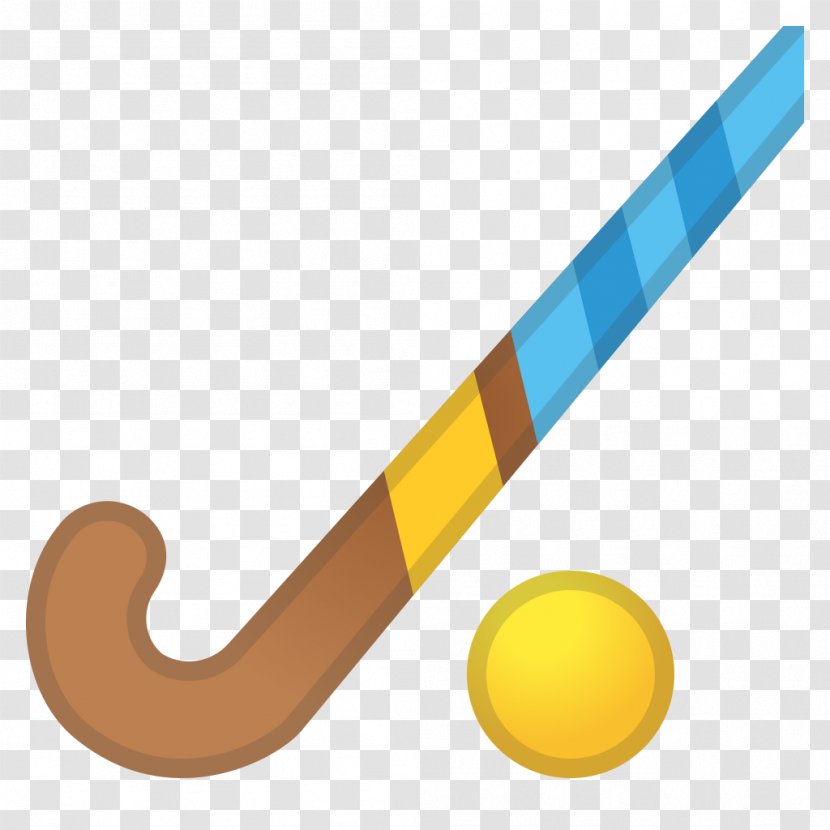 Field Hockey Sticks Emoji - Silhouette Transparent PNG