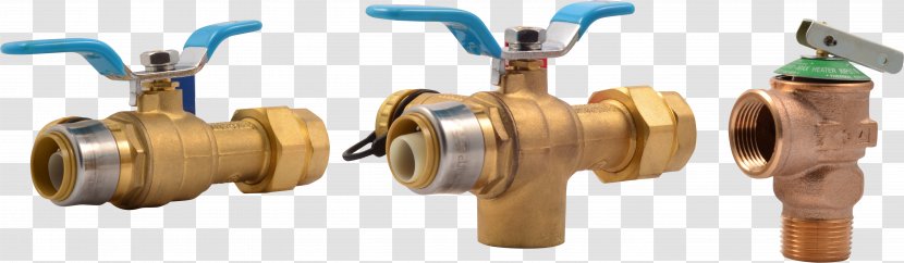 Tankless Water Heating Valve Pipe - Drinking - Hot And Cold Valves Transparent PNG