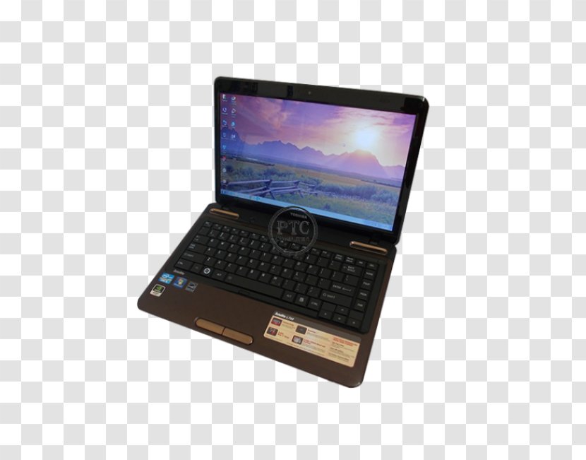 Netbook Laptop Dell Toshiba Satellite Transparent PNG