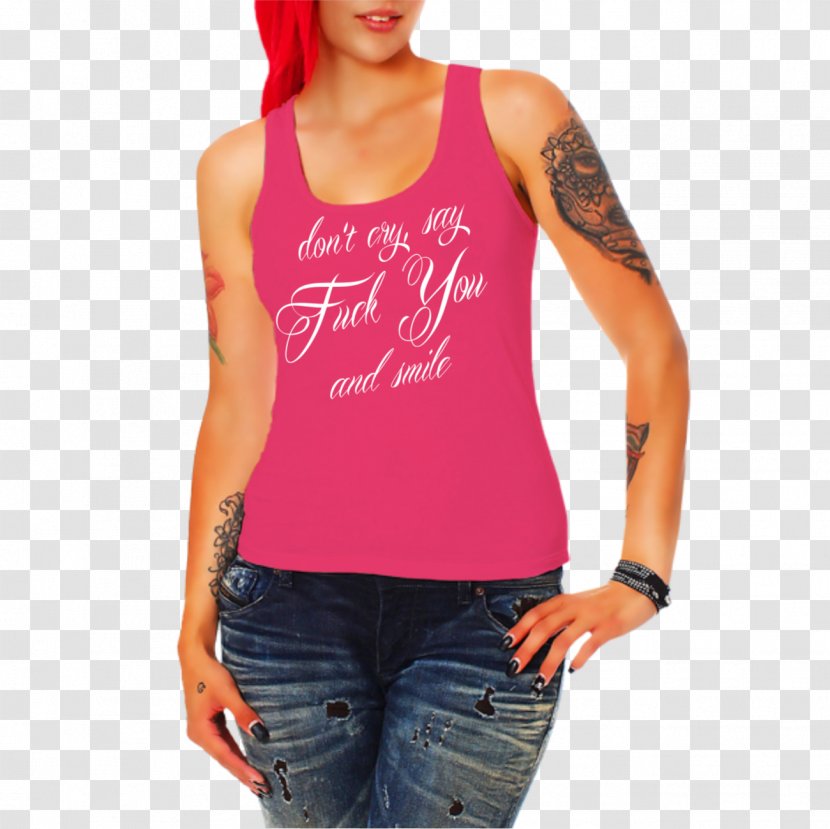 T-shirt Top Hoodie Woman - Dating - Tank Transparent PNG