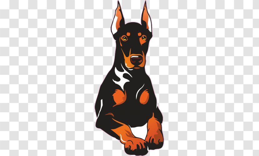 Dobermann Miniature Pinscher Great Dane Bulldog Puppy - Cartoon Transparent PNG