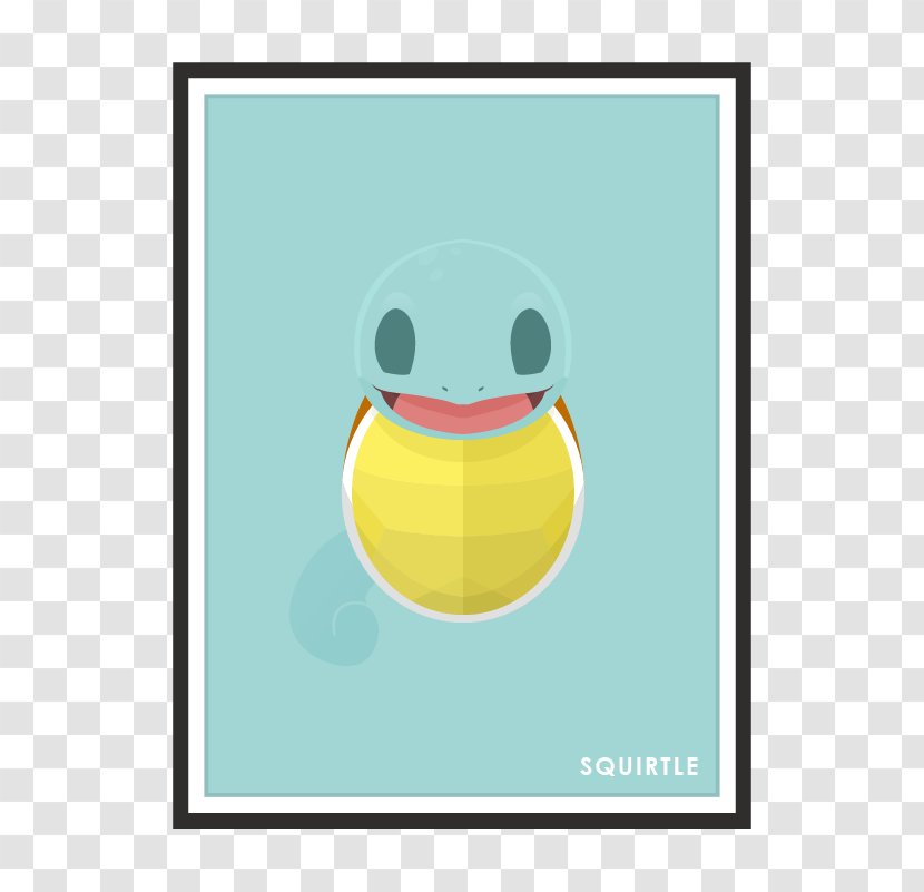 Smiley Beak Water Bird Cartoon - Text Messaging - Minimalist Poster Transparent PNG