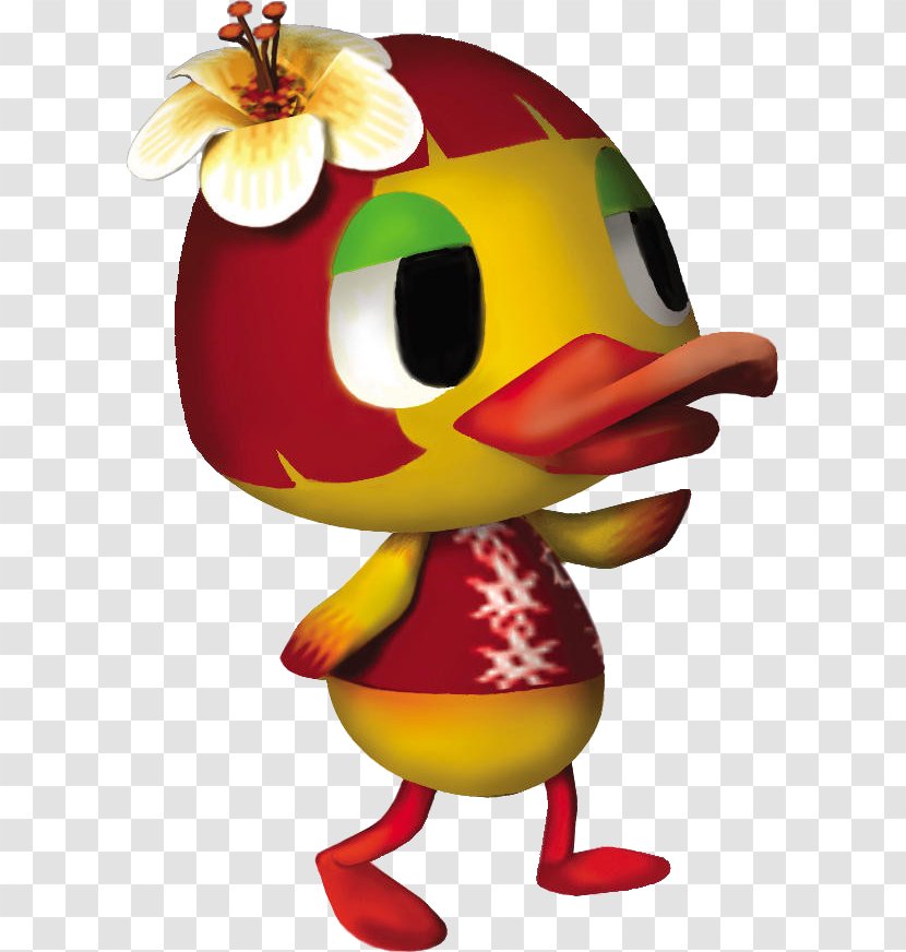 Duck Cartoon Animal Crossing Chicken As Food - Beak Transparent PNG