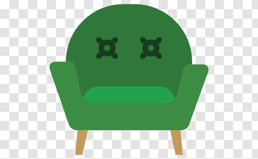 Chair Table Furniture Icon - Scalable Vector Graphics - A Green Sofa Transparent PNG