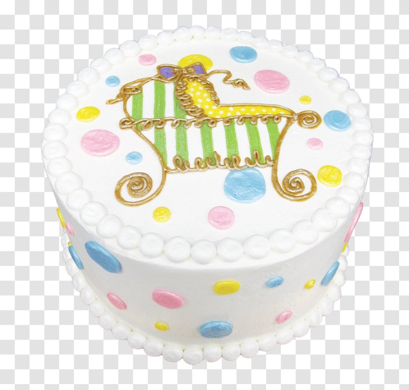 Buttercream Baby Announcement Sugar Cake Birthday Shower Transparent PNG